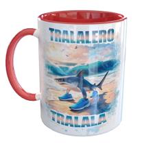 Caneca Porcelana Tralalero Tralala Brainrot