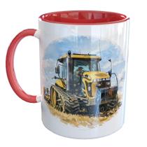 Caneca Porcelana Tratorista Agro Trator