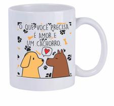 Caneca Porcelana Ultracompra Estampa 10 Branco