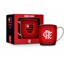 Caneca Porcelana Urban-2 360 ml - Flameng - Brasfoot Caneca Porcelana Urban-2 360 ml - Flameng - Brasfoot