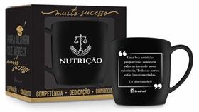 Caneca Porcelana Urban 300 ML cursos profissões sortidos Cor:Nutrição