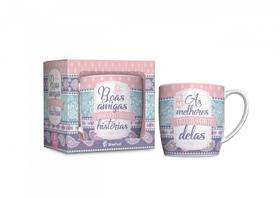 Caneca porcelana urban 300ml - boas amigas