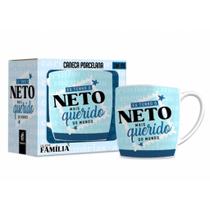 Caneca Porcelana Urban 300ml Familia Neto Querido