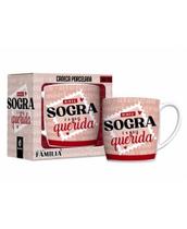 Caneca porcelana urban 300ml familia - sogra querida