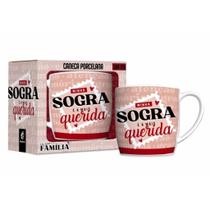 Caneca Porcelana Urban 300ml Familia Sogra Querida