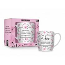 Caneca Porcelana Urban 300ml Fe1 Deus Minha Forca Caneca Porcelana Urban 300ml Fe1 Deus Minha Forca