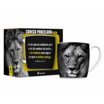 Caneca porcelana urban 300ml - fe1 tu estás comigo - Brasfoot