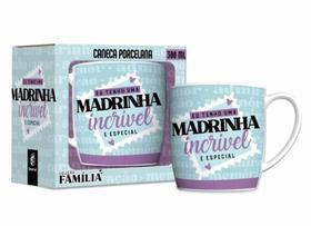 Caneca porcelana urban 300ml madrinha incrível