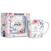 Caneca Porcelana Urban 300ml Para Minha Mae Com Carinho