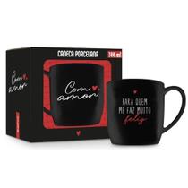 Caneca Porcelana Urban 300ml Para Quem Me Faz Muito Feliz Caneca Porcelana Urban 300ml Para Quem Me Faz Muito Feliz