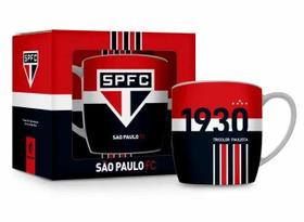 Caneca Porcelana Urban 300ml São Paulo Tricolor Brasfoot Caneca Porcelana Urban 300ml São Paulo Tricolor Brasfoot