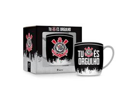 Caneca porcelana urban 300ml times - corinthians