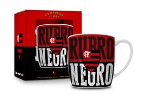 Caneca Porcelana Urban 300ml Times - Flamengo
