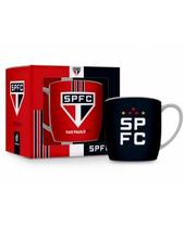 Caneca porcelana urban 300ml times - sao paulo ref. 12621 - BrasFoot