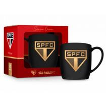 Caneca porcelana urban 300ml times - são paulo série ouro