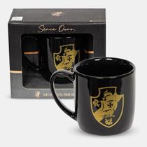 Caneca porcelana urban 300ml times - vasco serie ouro Caneca porcelana urban 300ml times - vasco serie ouro
