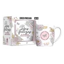 Caneca Porcelana Urban 300ml Voce Merece Dias Felizes Caneca Porcelana Urban 300ml Voce Merece Dias Felizes