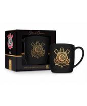 Caneca porcelana urban 360ml - corinthians serie ouro - Brasfoot