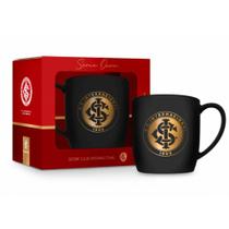 Caneca porcelana urban 360ml - inter serie ouro - Brasfoot