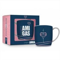 Caneca Porcelana Urban 360ml na caixa - Amigas Sempre Brasfoot