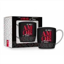 Caneca Porcelana Urban 360ml na caixa - O Meu Amor é Teu Brasfoot
