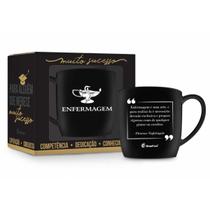 Caneca Porcelana Urban Cursos 360Ml - Enfermagem Brasfoot