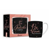 Caneca Porcelana Urban - Fé e Gratidão Caneca Porcelana Urban - Fé e Gratidão