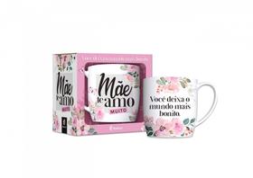 Caneca Porcelana Urban Mãe Te Amo Muito 360ml