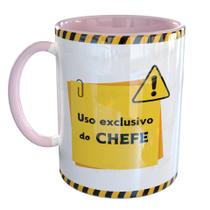 Caneca Porcelana Uso exclusivo do Chefe