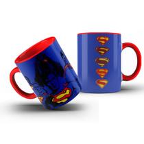 Caneca Porcelana Vermelha Superman Filme Novo 2025 Herói