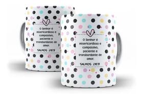 Caneca Porcelana Versículos Bíblia 09 Caneca Porcelana Versículos Bíblia 09