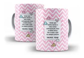 Caneca Porcelana Versículos da Bíblia 08 Caneca Porcelana Versículos da Bíblia 08