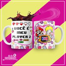 Caneca porcelana você é meu play 2 325ml
