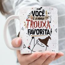 Caneca Porcelana Você é minha trouxa favorita Est. Flork Namorados AbxS23 V2 23 - Zlprint