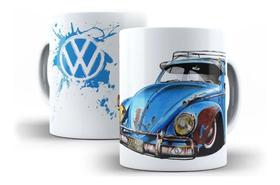 Caneca Porcelana Volkswagen Clube Do Fusca Amantes De Fusca