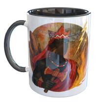 Caneca Porcelana Xango Umbanda Orixas