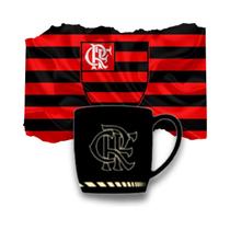 Caneca Porcelana Xicara Cafe Flamengo Libertadores 300ml Time do Coração Torcida - All Mix