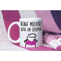 Caneca Porcelana Xícara Personalizada Flork Reage Mulher Bota Um Cropped Divertida- MEGA OFERTA!
