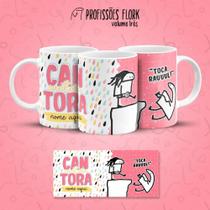 Caneca Porcelana Xícara Personalizada Profissão Cantora Flork trabalho C/Nome- MEGA OFERTA! Caneca Porcelana Xícara Personalizada Profissão Cantora Flork trabalho C/Nome- MEGA OFERTA!