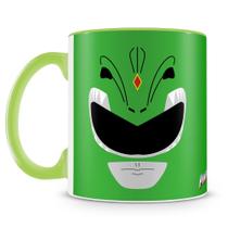 Caneca Power Rangers Verde - Porcelana Personalizada