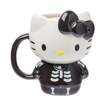 Caneca Prateada Buffalo Sanrio Hello Kitty Halloween 600ml