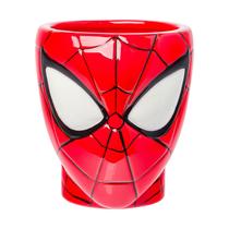 Caneca prateada Buffalo Spiderman Head and Web Handle Ceramic Caneca prateada Buffalo Spiderman Head and Web Handle Ceramic