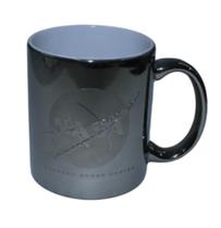 Caneca prateada de porcelada da NASA 9x8 cm - Genérica