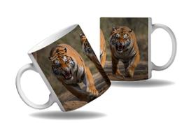 Caneca Presente Animais Grandes Felinos Estampa Tigre Listra