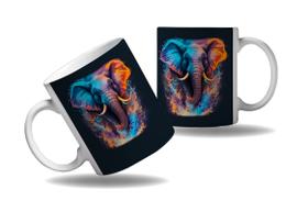 Caneca Presente Animais Savana Geek Nerd Elefante Rei HD 1