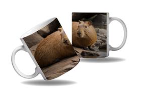 Caneca Presente Animal Capivara Moda Roedor Gigante Fofo 1 Caneca Presente Animal Capivara Moda Roedor Gigante Fofo 1