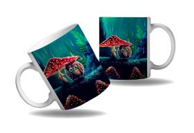 Caneca Presente Cogumelos Plantas Natureza Psicodélicos HD 6