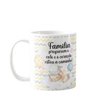 Caneca Presente Criativo Revelação De Gravidez Família