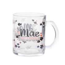 Caneca Presente Dia das Mães Vidro 320ml Modelo 1 - Wincy