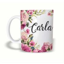 Caneca Presente Especial Com Nome Carla de Plástico Rígido